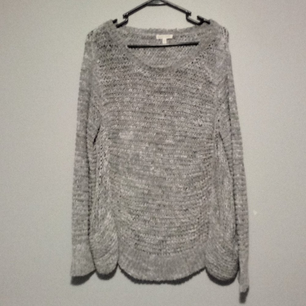 EILEEN FISHER L/S LOOSE KNIT SWEATER
